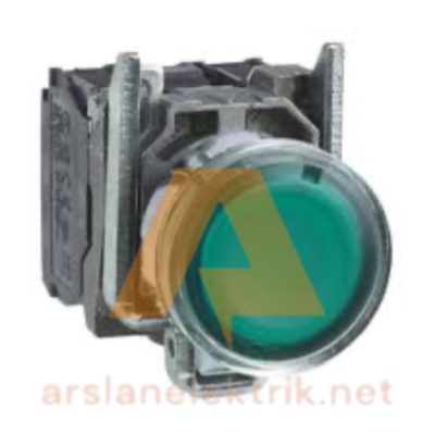 Schneider Electric XB4-BP31 Silikon Kılıflı Yeşil Yaylı Buton Ø22 MM 1NA