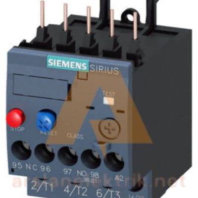 Siemens 3RU2116-1BB0 Termik Röle 1.4 - 2 Amper ; Aşırı Akım Rölesi  Motor Koruması S00, Class 10, Kontaktöre Montaj