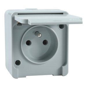 Schneider Electric Nemliyer Yüzey Gri UPS Topraklı Priz  NML2800133