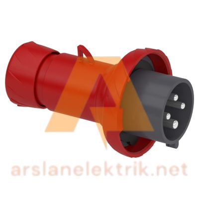 Schneider PKE16M734 PratiKa 380-415 V AC 4x16A 3P+T Trifaze IP67 Vida Bağlantılı Düz Fiş