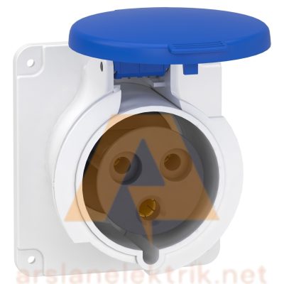 Schneider PKF32G423 Pratika 200-250V AC 3x32A 2P+E Monofaze IP44 Vida Bağlantılı Düz Makine Prizi