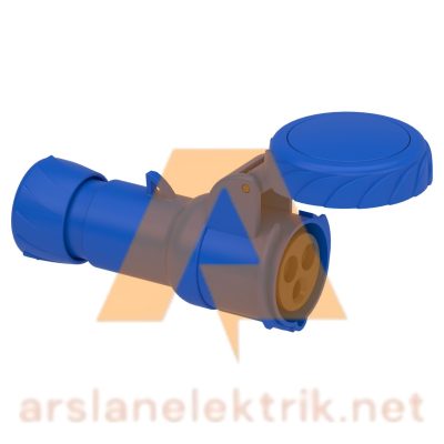 Schneider PKY16M723 Pratika 200-250V AC 3x16A 2P+T Monofaze IP67 Hızlı Bağlantılı Uzatma Prizi