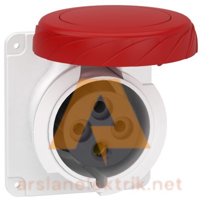 Schneider PKY32G734 Pratika 380-415V AC 4x32A 3P+E Trifaze IP67 Hızlı Bağlantılı Düz Makine Prizi