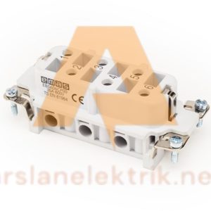 Emas EB0606CP00  6 Kontak Çekirdek Priz 35A 1-6 Çok Kontaklı ; 6 Kontaklı Çoklu Fiş ve Prizler