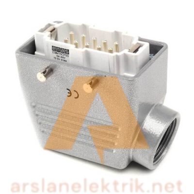 Emas EBM10FU10 Metal 10 Kontak Uzatma Tipi Fiş 16A Yandan Girişli Çok Kontaklı ;10 Kontaklı Çoklu Fiş ve Prizler