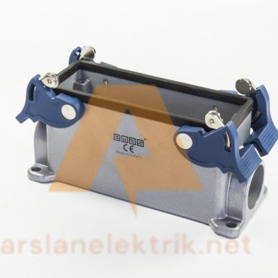 Emas EBM24GD14   Metal 24 Kontak Duvar Tipi Boş Gövde Yandan Girişli 4 Mandallı Çok Kontaklı ; 24 Kontaklı Çoklu Fiş ve Prizler