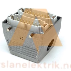 Emas EBM32FU10 Metal 32 Kontak Uzatma Tipi Fiş 16A Yandan Girişli Çok Kontaklı ; 32 Kontaklı Çoklu Fiş ve Prizler