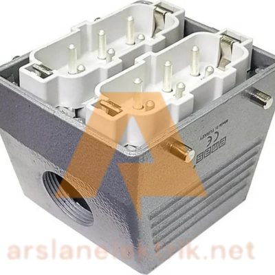 Emas EBM612FU10 Metal 12 Kontak Uzatma Tipi Fiş 35A Yandan Girişli Çok Kontaklı ; 12 Kontaklı Çoklu Fiş ve Prizler