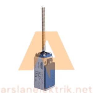 Emas L51K13SOP103 L51 Metal Gövde 7 mm Küt PLastik Uç Metal Yay Kol Ani Hareketli 1NO+1NC Sınır Şalter