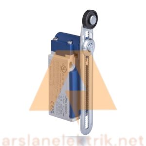 Emas L5K13MEP123  L5 Plastik Gövde 18 mm Plastik Ayarlanabilir Kollu Makara Ani Hareketli 1NO+1NC Sınır Şalter