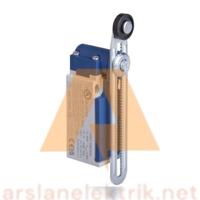 Emas L5K13MEP123 L5 Plastik Gövde 18 mm Plastik Ayarlanabilir Kollu Makara Ani Hareketli 1NO+1NC Sınır Şalter