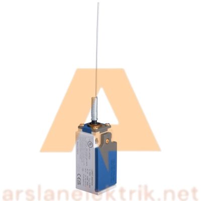Emas L5K13SOM101 L5 Plastik Gövde 2 mm Sivri Metal Uç Metal Yay Kol Ani Hareketli 1NO+1NC Sınır Şalter