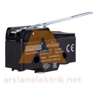 Emas MN1KIM2 Asal Siviç Metal Uzun Kollu 1CO MN1 Serisi Plastik Mini Switch