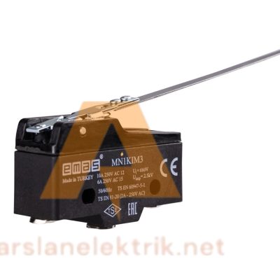 Emas MN1KIM3 Asal Siviç Metal Uzun Kollu 1CO MN1 Serisi Plastik Mini Switch