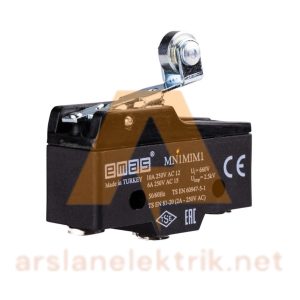 Emas MN1MIM1 Asal Siviç Metal Kısa Kollu Makaralı 1CO MN1 Serisi Plastik Mini Switch