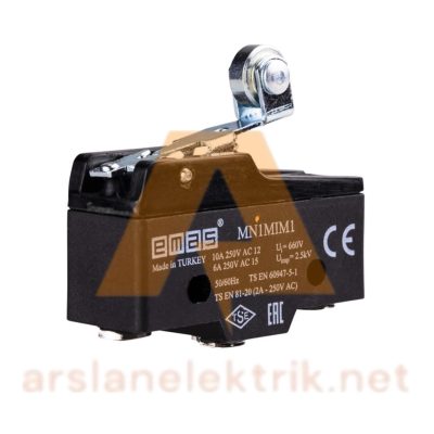 Emas MN1MIM1 Asal Siviç Metal Kısa Kollu Makaralı 1CO MN1 Serisi Plastik Mini Switch