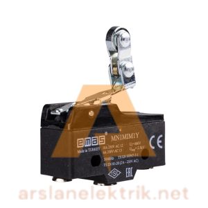 Emas MN1MIM1Y Asal Siviç Metal Kısa Kollu Makaralı 1CO MN1 Serisi Plastik Mini Switch