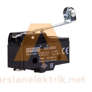 Emas MN1MIM2 Asal Siviç Metal Uzun Kollu Makaralı 1CO MN1 Serisi Plastik Mini Switch