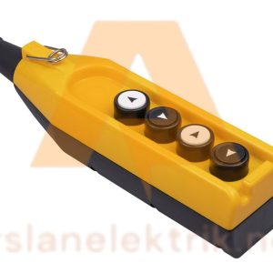 Emas PV4Z22 - 4 Gözlü PV Serisi 4 Gözlü Tek Hızlı 1.Delik Kapalı Vinç Kumanda Kutusu