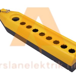 Emas PV9T1X - 9 Lu Vinç Kumanda Kutusu Boş ; PV Serisi 9 Gözlü Boş Bir Kör Tapalı Vinç Kumanda Kutusu