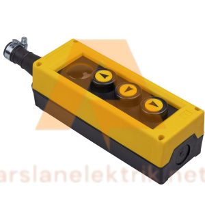 Emas PVK3E  3 Gözlü PVK Serisi 3 Gözlü Tek Hızlı Vinç Kumanda Kutusu