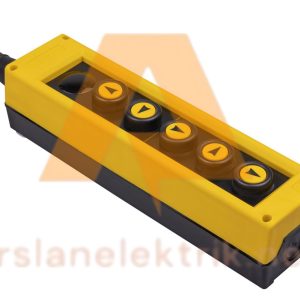 Emas PVK5E - 5 Li Vinç Kumanda Kutusu PVK Serisi ; 5 Gözlü Tek Hızlı Vinç Kumanda Kutusu