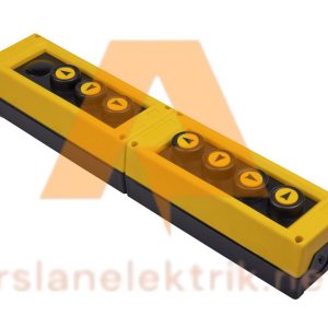 Emas PVK7E - 7 Gözlü Vinç Kumanda Kutusu ; PVK Serisi 7 Gözlü Tek Hızlı Vinç Kumanda Kutusu