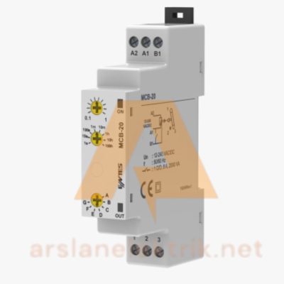Entes MCB-20  Çok Fonksiyonlu Start Uçlu Fonksiyonel Zaman Rölesi 0,05 sn - 100h