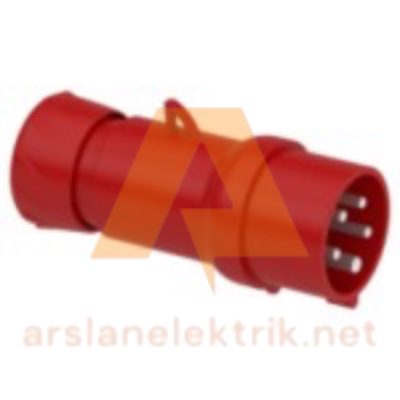 Schneider PKX16M435, Pratika, 380-415 V AC 5x16 Amper, 3P+N+T, Trıfaze IP44 Hızlı Bağlantılı Düz Fiş,