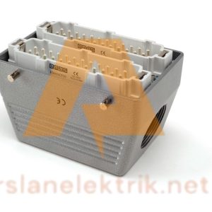 Emas EBM48FU10 Metal 48 Kontak Uzatma Tipi Fiş 16A Yandan Girişli Çok Kontaklı ; 48 Kontaklı Çoklu Fiş ve Prizler