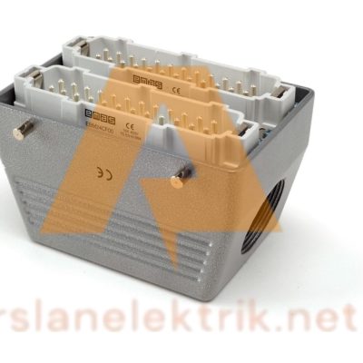 Emas EBM48FU10 Metal 48 Kontak Uzatma Tipi Fiş 16A Yandan Girişli Çok Kontaklı ; 48 Kontaklı Çoklu Fiş ve Prizler