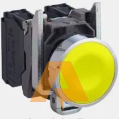 Schneider Electric XB4-BA51 Sarı Yaylı Buton 22 MM 1NA
