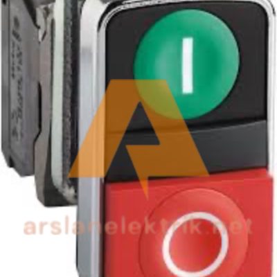 Schneider Electric XB4BL73415  Ø22 İkiz Buton Kırmız/Yeşil 24V. 1NA+1NK Kontaklı Buton
