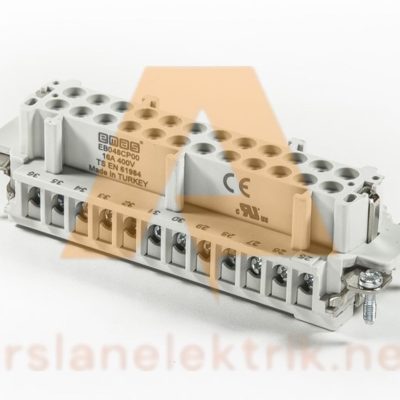 Emas EB048CP00  48 Kontak Çekirdek Priz 16A 25-48 Çok Kontaklı ; 48 Kontaklı Çoklu Fiş ve Prizler