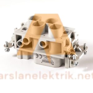 Emas EB0806CP00  6 Kontak Çekirdek Priz (4x80A)+(2x16A) 1-6 Çok Kontaklı ; 6 Kontaklı Çoklu Fiş ve Prizler