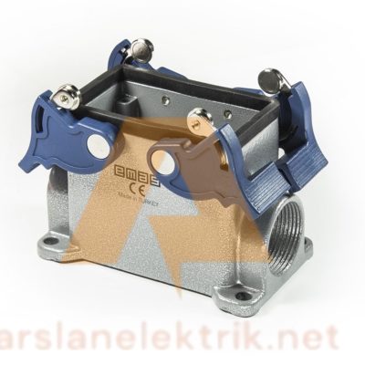 Emas EBM10GD24  Metal 10 Kontak Duvar Tipi Boş Gövde Çift Yan Girişli 4 Mandallı Çok Kontaklı ; 10 Kontaklı Çoklu Fiş ve Prizler