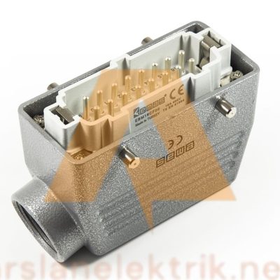 Emas EBM16FU10 Metal 16 Kontak Uzatma Tipi Fiş 16A Yandan Girişli Çok Kontaklı ;16 Kontaklı Çoklu Fiş ve Prizler