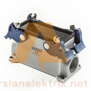 Emas EBM16GD14   Metal 16 Kontak Duvar Tipi Boş Gövde Yandan Girişli 4 Mandallı Çok Kontaklı ; 16 Kontaklı Çoklu Fiş ve Prizler