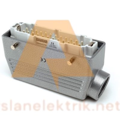 Emas EBM24FU10 Metal 24 Kontak Uzatma Tipi Fiş 16A Yandan Girişli Çok Kontaklı ; 24 Kontaklı Çoklu Fiş ve Prizler