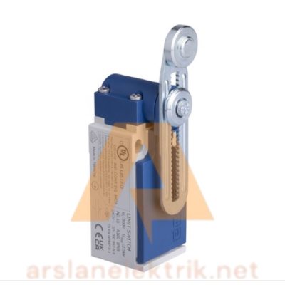 Emas L5K13MEM122 L5 Plastik Gövde 18 mm Metal Ayarlanabilir Kollu Makara Ani Hareketli 1NO+1NC Sınır Şalter