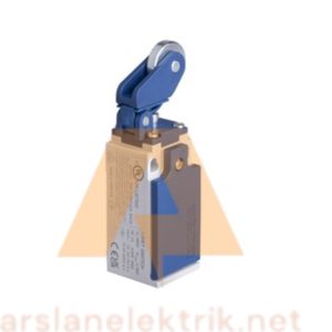 Emas L5K13MIM211 L5 Plastik Gövde 22 mm Metal Makaralı Manivela Ani Hareketli 1NO+1NC Sınır Şalter
