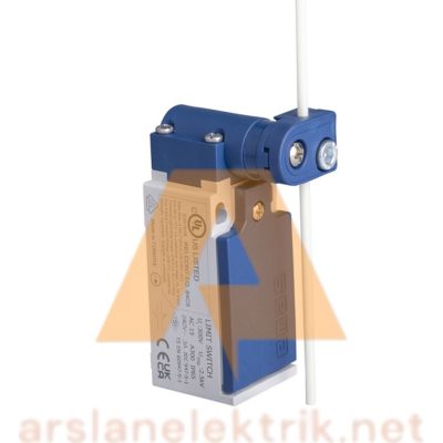 Emas L5K13REM121 L5 Plastik Gövde 3 mm Fiber Rijit Kol Ani Hareketli 1NO+1NC Sınır Şalter