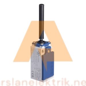 Emas L5K13ROP101 L5 Plastik Gövde 9 mm Plastik Rijit Kol Ani Hareketli 1NO+1NC Sınır Şalter