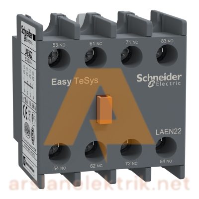 Schneider Electric, LAEN22 EasyPact TVS, Kontatörler İçin Üst Yardımcı Kontak Blok, 2NA+2NK