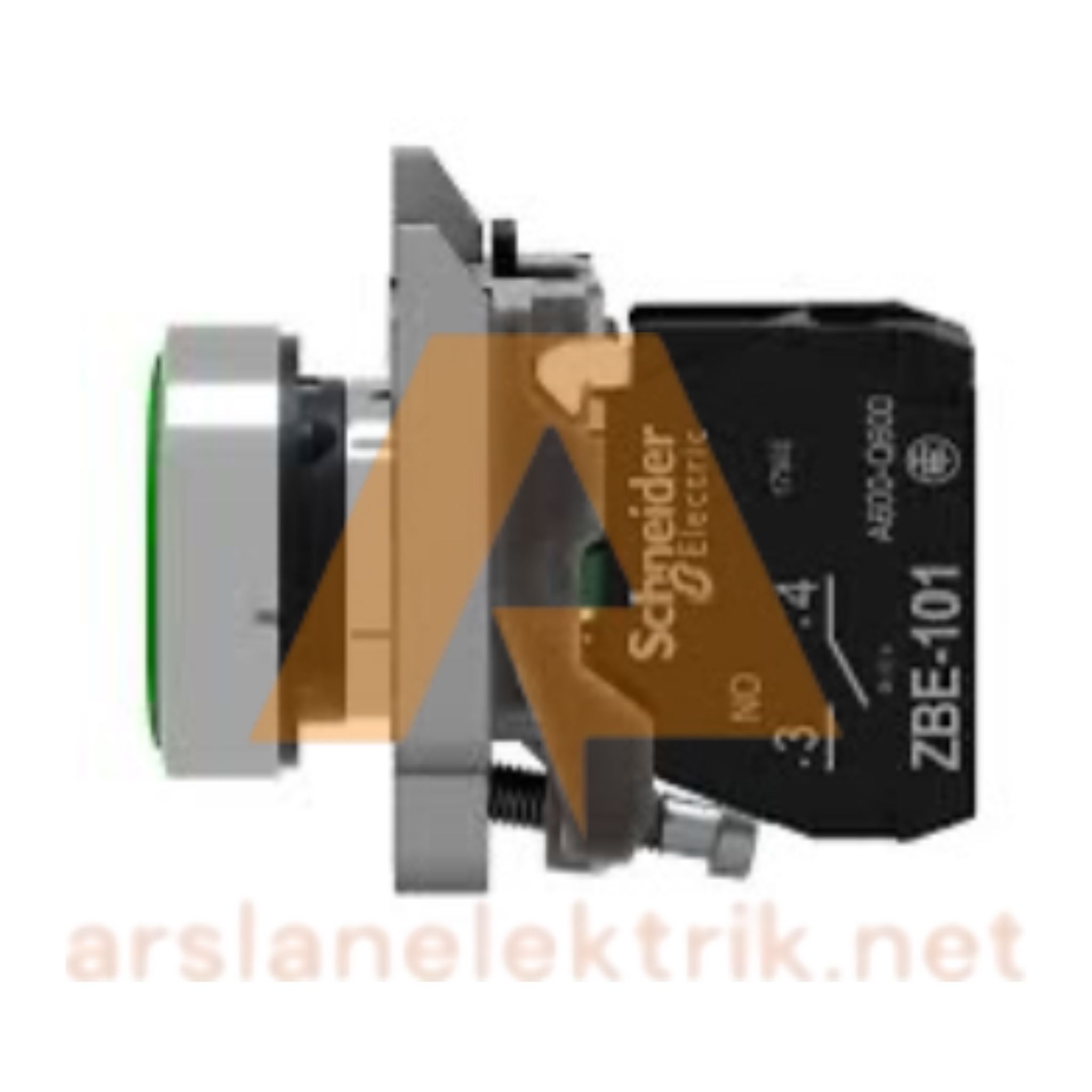 Schneider Electric XB4BA3311 "I" İşaretli Yeşil Yaylı Buton ,1NA ,22 MM - Görsel 3