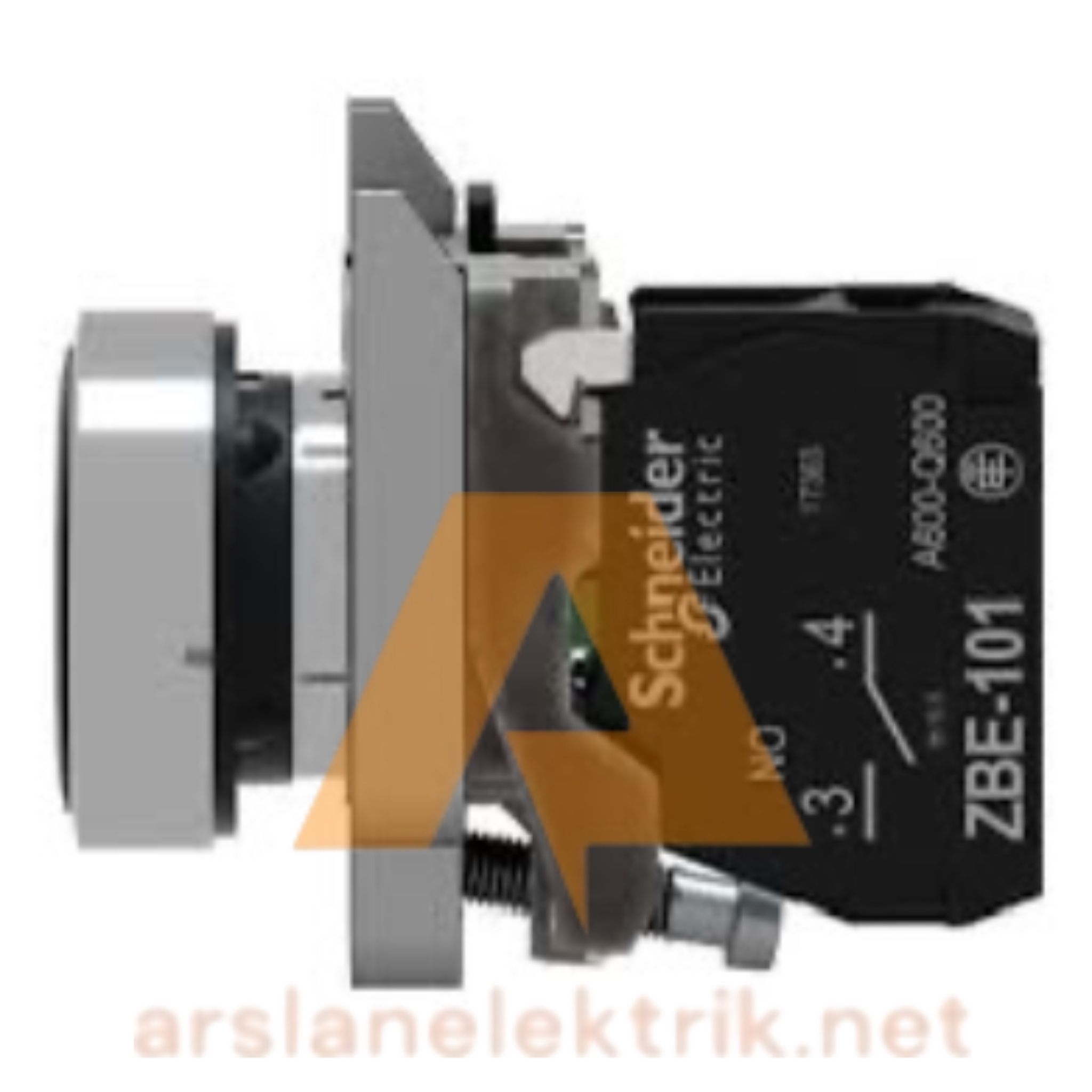 Schneider Electric XB4BA3351 "Aşağı Ok" İşaretli Siyah Yaylı Buton ,1NA ,22 MM - Görsel 3