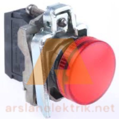 Schneider Electric XB4BVM4 230-240V AC Ledli Ø22 Sinyal Lambası Kırmızı