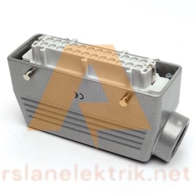 Emas EBM24PU10 Metal  24 Kontak Uzatma Tipi Priz ,16A Yandan Girişli Çok Kontaklı ; 24 Kontaklı Çoklu Fiş ve Prizler