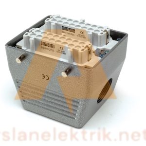 Emas EBM32PU10 Metal  32 Kontak Uzatma Tipi Priz ,16A Yandan Girişli Çok Kontaklı ; 32 Kontaklı Çoklu Fiş ve Prizler