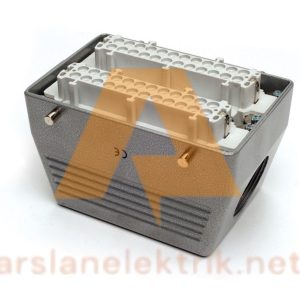 Emas EBM48PU10 Metal  48 Kontak Uzatma Tipi Priz ,16A Yandan Girişli Çok Kontaklı ; 48 Kontaklı Çoklu Fiş ve Prizler